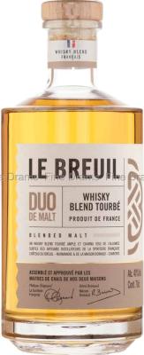Le Breuil Duo De Malt Whisky Blend Tourbe French and American Oak 40% 700ml