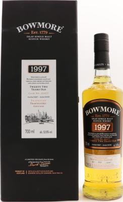 Bowmore 1997 Frankfurt Travellers Edition First fill Bourbon Hogshead #32477 52.6% 700ml