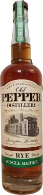 Old Pepper 4yo #1151 Shop Rite Wines & Spirits 55% 750ml