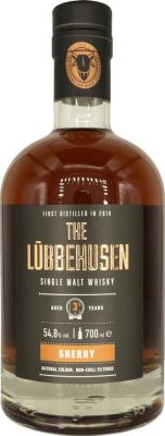 The Lubbehusen 3yo Sherry Pedro Ximenez & Oloroso Butts L-Batch 6 54.8% 700ml