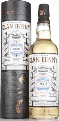 Bowmore 2001 McG Clan Denny Refill Hogshead DMG 11803 48% 700ml