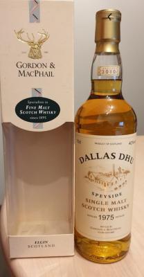 Dallas Dhu 1975 GM Licensed Bottling Refill Bourbon Barrel 40% 700ml