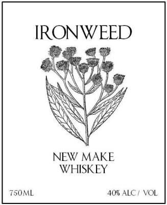 Ironweed New Make Whisky 40% 750ml
