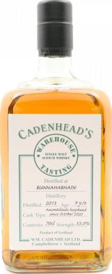 Bunnahabhain 2013 CA Warehouse Tasting Amontillado hogshead since 2020 55% 700ml