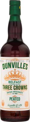 Dunville's Three Crowns Ech Peated 43.5% 700ml