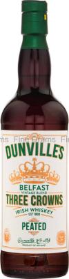 Dunville's Three Crowns Ech Peated 43.5% 700ml