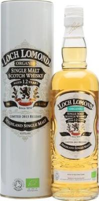 Loch Lomond 12yo Organic Single Blend Oak Casks 46% 700ml