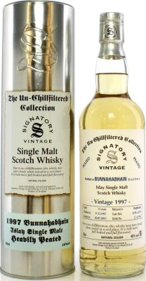 Bunnahabhain 1997 SV The Un-Chillfiltered Collection 5578 + 5579 46% 700ml