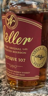 Weller Antique 107 Single Barrel Select the Citybar 53.5% 750ml