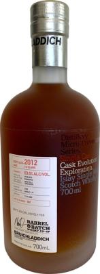 Bruichladdich 2012 Micro-Provenance Series 2nd Fill Jurancon Exclusively for Barrel & Batch Whisky Co-Op Australia 63.6% 700ml