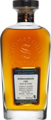 Bunnahabhain 1988 SV Cask Strength Collection 26yo Refill Sherry Butt #2801 55.6% 700ml