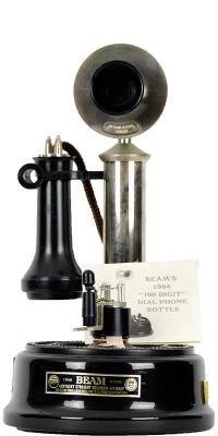 Jim Beam Beam's 1904 100 Digit Dial Phone Bottle Beam Historic Telephone Decanter 40% 750ml