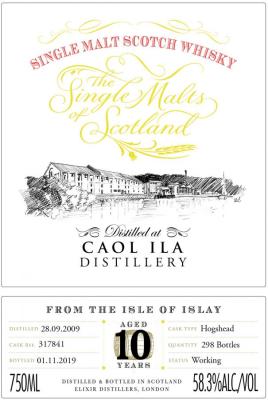 Caol Ila 2009 ElD #317841 58.3% 750ml