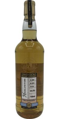 Highland Park 2003 DT Dimensions Oak #501257 54% 750ml