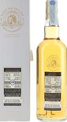 Islay Selection 1997 DT Dimensions Oak Casks 769-15 54% 700ml