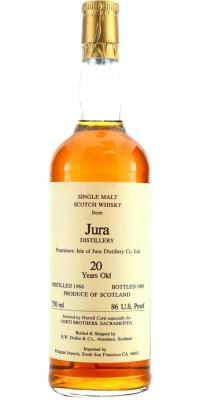 Isle of Jura 1966 RWD 43% 750ml