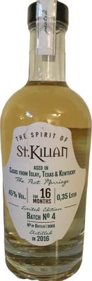 St. Kilian 2016 The Spirit of ST. Kilian Batch #4 45% 350ml