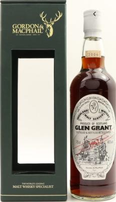 Glen Grant 1962 GM Licensed Bottling 40% 700ml