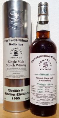 Glenlivet 1995 SV The Un-Chillfiltered Collection 1st Fill Sherry Butt 166938 46% 700ml