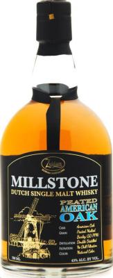 Millstone Peated American Oak Dutch Single Malt Whisky 43% 700ml