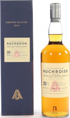 Auchroisk 20yo Diageo Special Releases 2010 American & European Oak Casks 58.1% 750ml