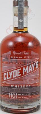 Clyde May's Special Reserve Whisky Charred American Oak Barrels 55% 750ml