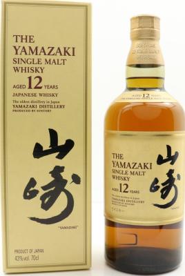 Yamazaki 12yo Single Malt Whisky 43% 700ml