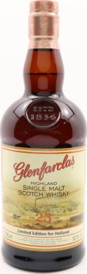 Glenfarclas 25yo Limited Edition for The Netherlands Sherry Casks 52.5% 700ml