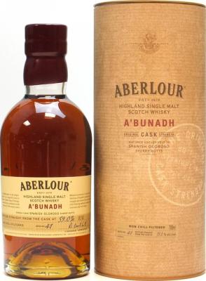 Aberlour A'bunadh batch #41 Spanish Oloroso Sherry Butts 59% 700ml
