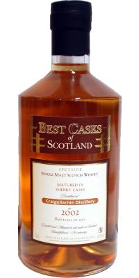 Craigellachie 2002 JB Best Casks of Scotland 43% 700ml