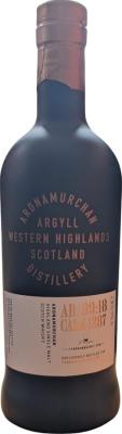 Ardnamurchan 2018 AD 09:18 CASK 1287 Exclusively bottled for TyndrumWhisky.com TyndrumWhisky.com 58.1% 700ml