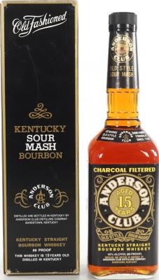 Anderson Club 15yo Charcoal Filtered 43% 750ml