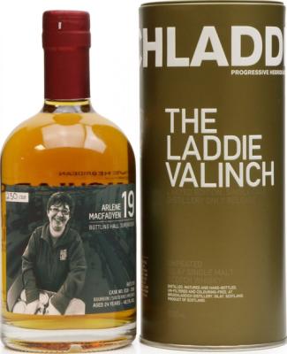 Bruichladdich 1992 Laddie Crew Valinch 19 Arlene MacFayden Bourbon Sauternes Cask R07/259 No.018 48.5% 500ml