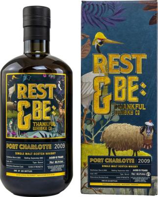 Port Charlotte 2009 RBTW Bourbon barrel 13yo 60.3% 700ml