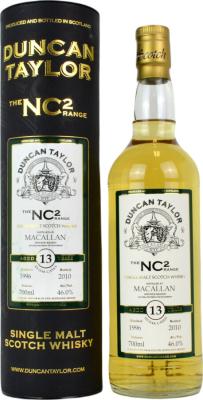 Macallan 1996 DT NC2 Range 13yo Oak Casks 46% 700ml