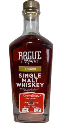 Rogue Oregon Single Malt Whisky Cabernet Franc Sfwbss Fog City Social 58.89% 750ml