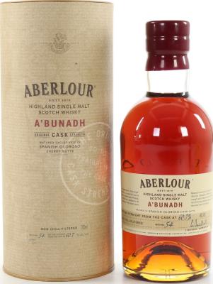 Aberlour A'bunadh batch #54 Sherry Butts 60.7% 700ml