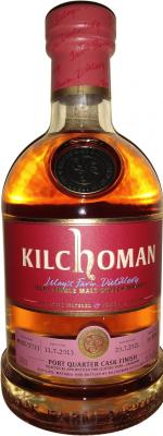 Kilchoman 2013 Port Quarter Cask Finish 488B/2013 Slijterij Vonk Zaandam Netherlands 55.8% 700ml