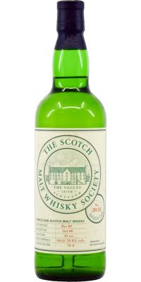 Linkwood 1989 SMWS 39.31 Fairy cakes and Summer Meadows 39.31 59.8% 700ml