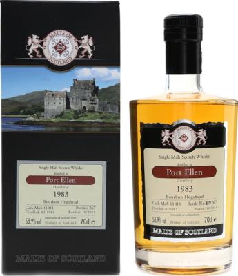 Port Ellen 1983 MoS Bourbon Hogshead 58.9% 700ml