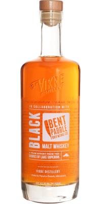 Vikre Black Malt Whisky Bent Paddle 46% 750ml