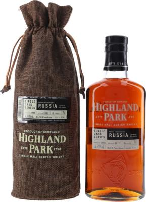 Highland Park 2005 Single Cask Series Refill Puncheon #3787 Russia 63.8% 700ml