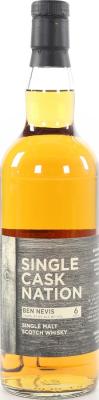 Ben Nevis 2013 JWC Single Cask Nation 1st Fill Amontillado Butt #1278 67.6% 750ml