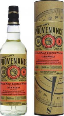 Glen Moray 2008 DL Provenance Refill Hogshead 46% 700ml