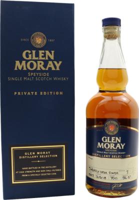 Glen Moray 2007 Hand Bottled at the Distillery Sherry Cask Finish #99521 Spirit of Speyside Whisky Festival 2018 56.3% 700ml
