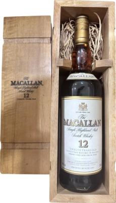 Macallan 12yo Sherry Oak Sherry Oak Taiwan 40% 750ml