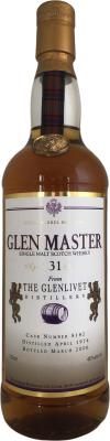 Glenlivet 1974 SAB Glen Master 8182 46% 750ml