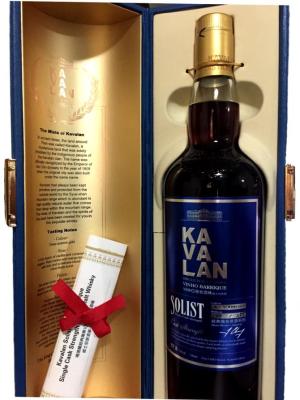 Kavalan Solist Vinho Barrique W120309016A 57.8% 700ml