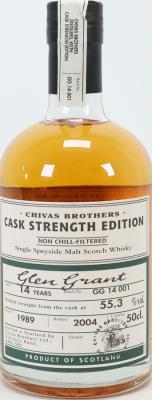 Glen Grant 1989 Chivas Brothers Cask Strength Edition 14yo 55.3% 500ml