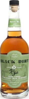 Black Dirt 3yo New York Straight Rye Whisky New Charred American Oak Batch 001 50% 750ml